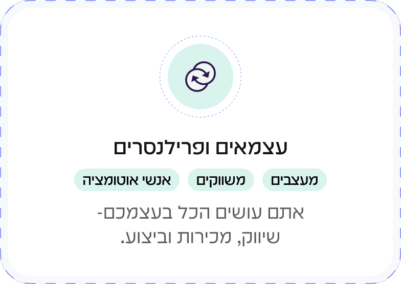 עצמאים ופרילנסרים
